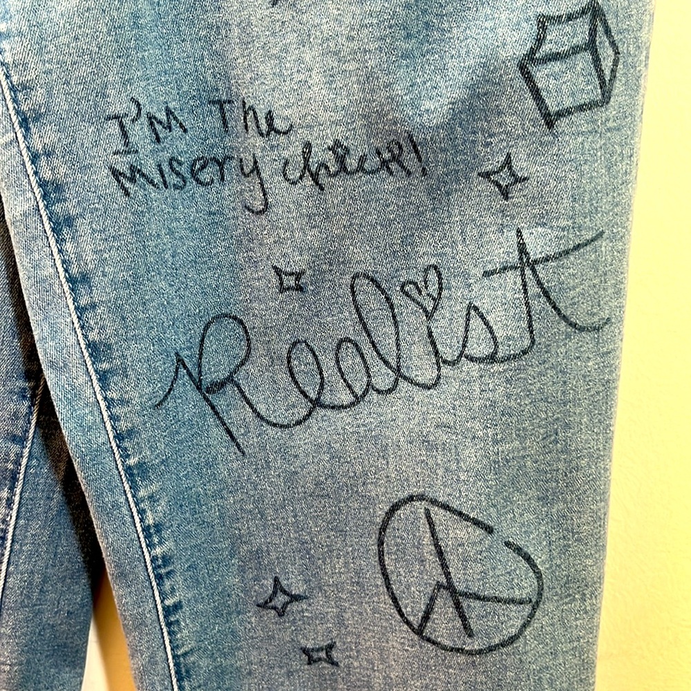 ✨🆕BNWT!SOLD OUT!Dolls Kill X Daria Wide Legged Jeans! Sz Small!NEVER WORN!RARE✨ - Picture 7 of 16